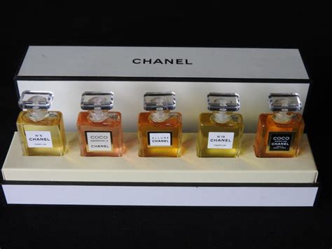 mini parfum set chanel|chanel miniature perfume set price.